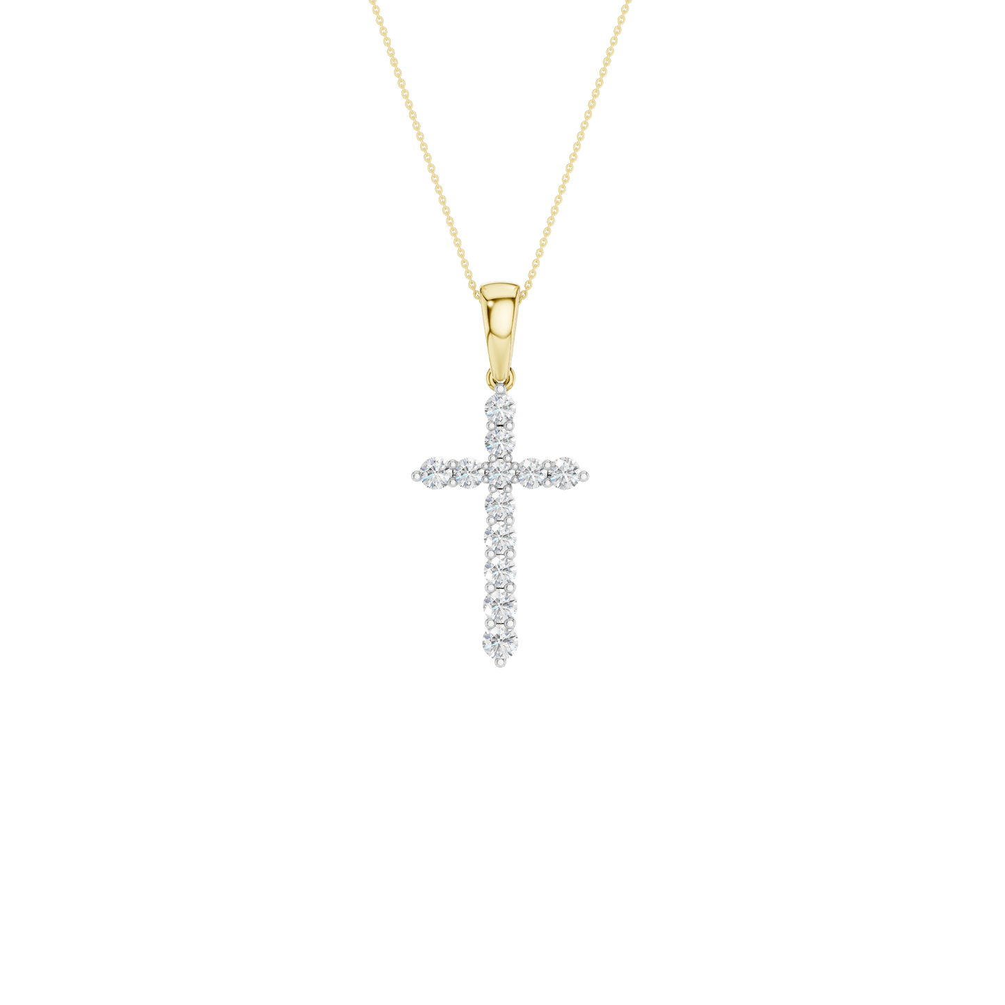 0.25ct Cross Certified Lab Diamond Pendant