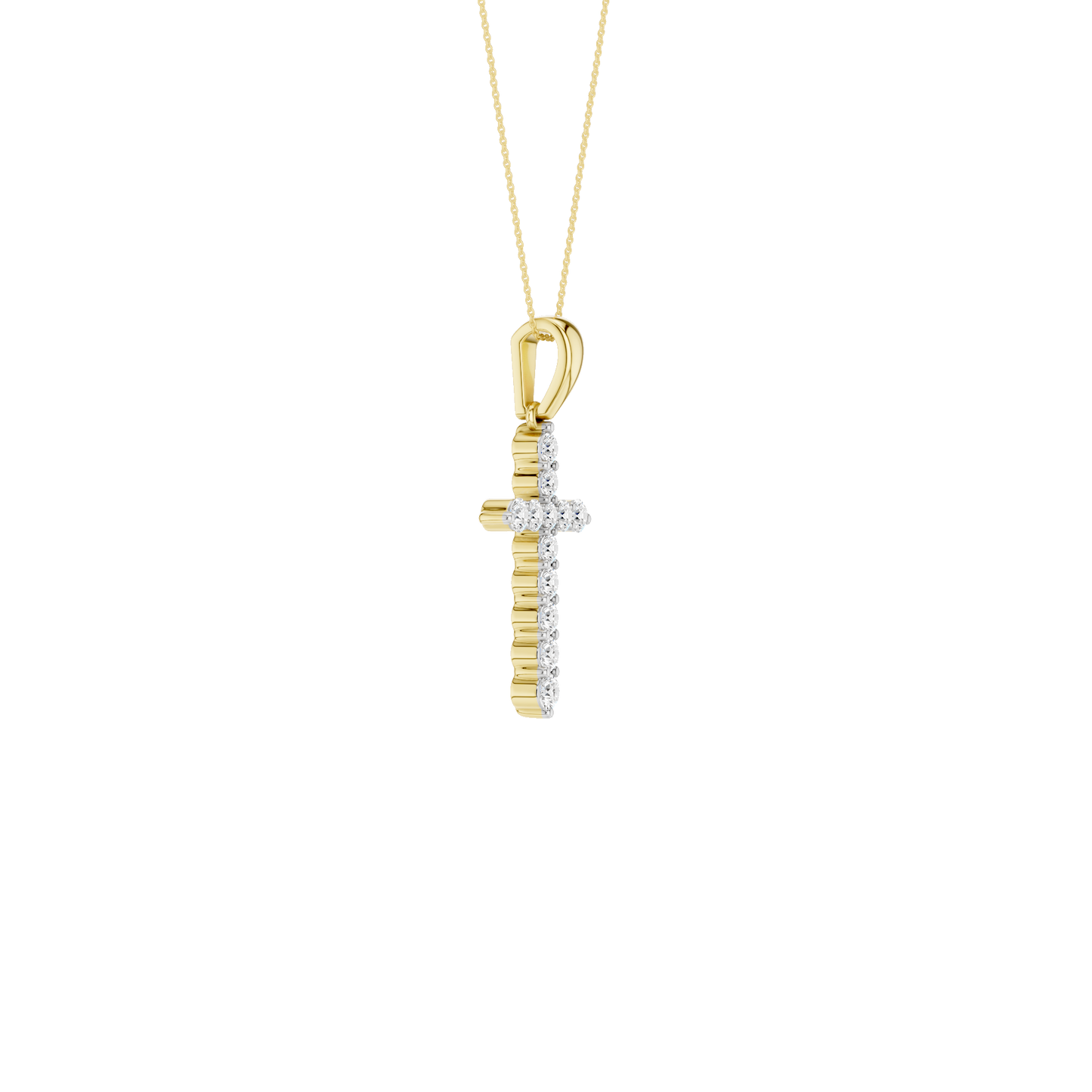 0.25ct Cross Certified Lab Diamond Pendant