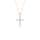 0.25ct Cross Certified Lab Diamond Pendant