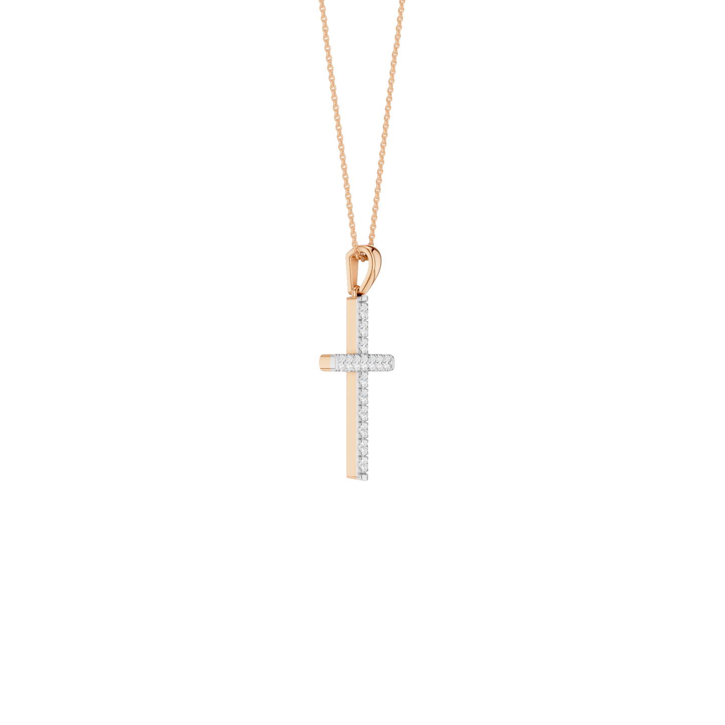 0.25ct Cross Certified Lab Diamond Pendant