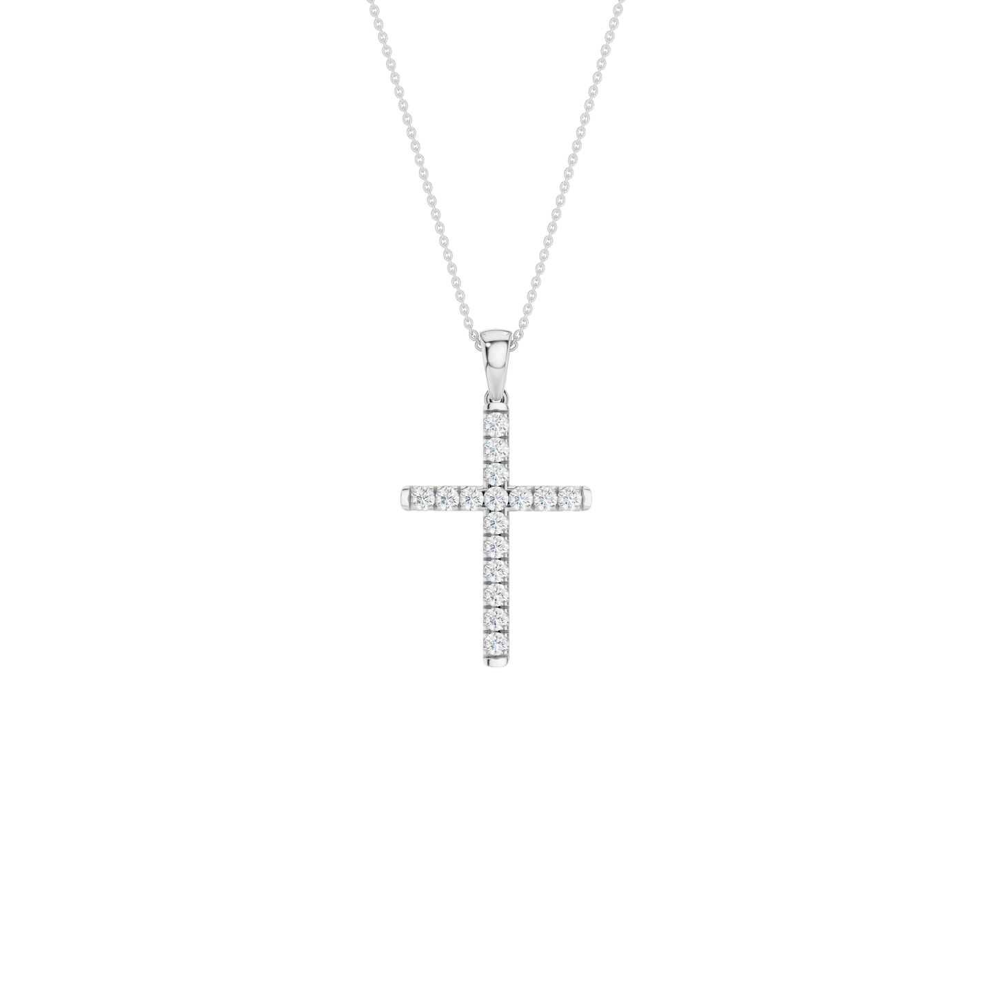 0.25ct Cross Certified Lab Diamond Pendant