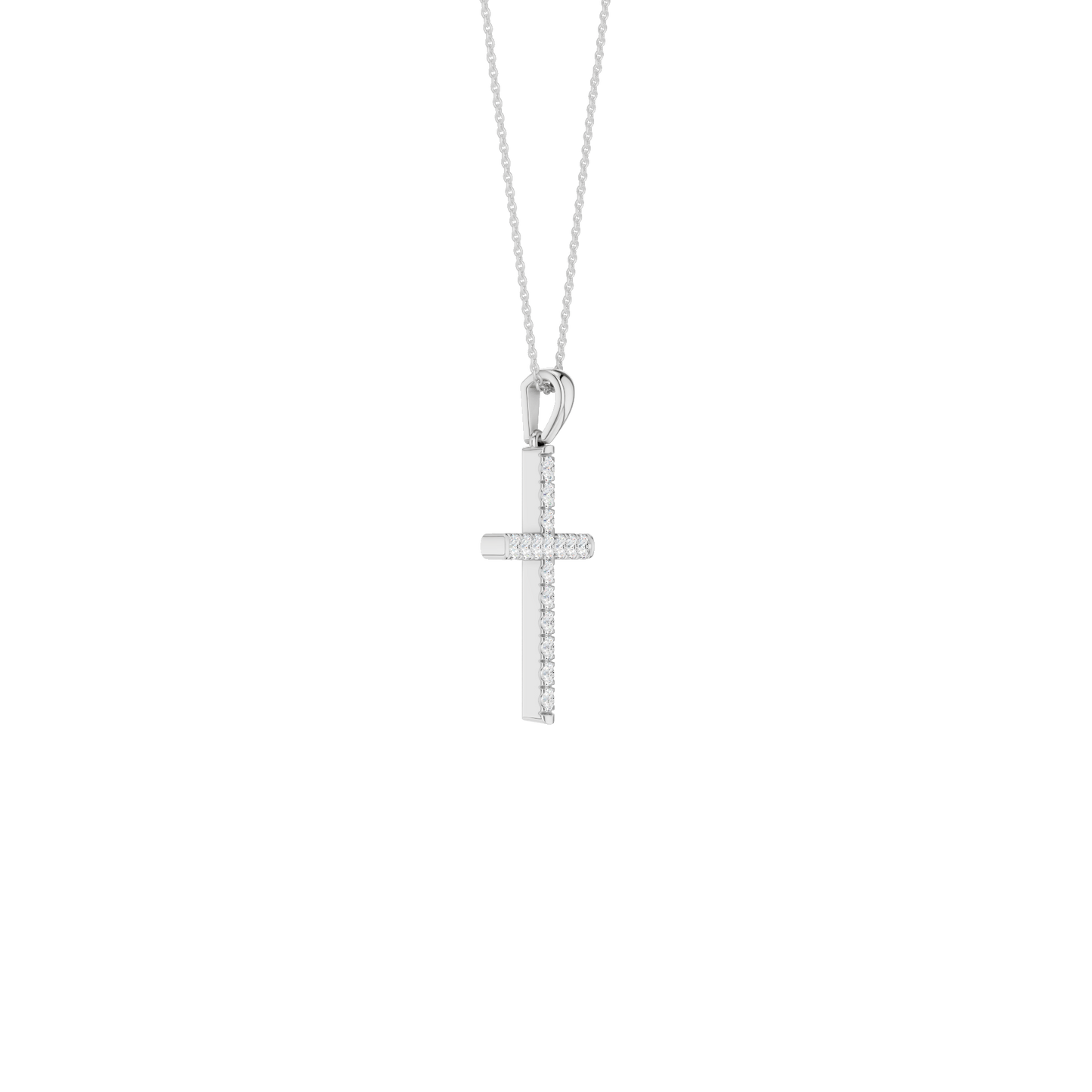 0.25ct Cross Certified Lab Diamond Pendant