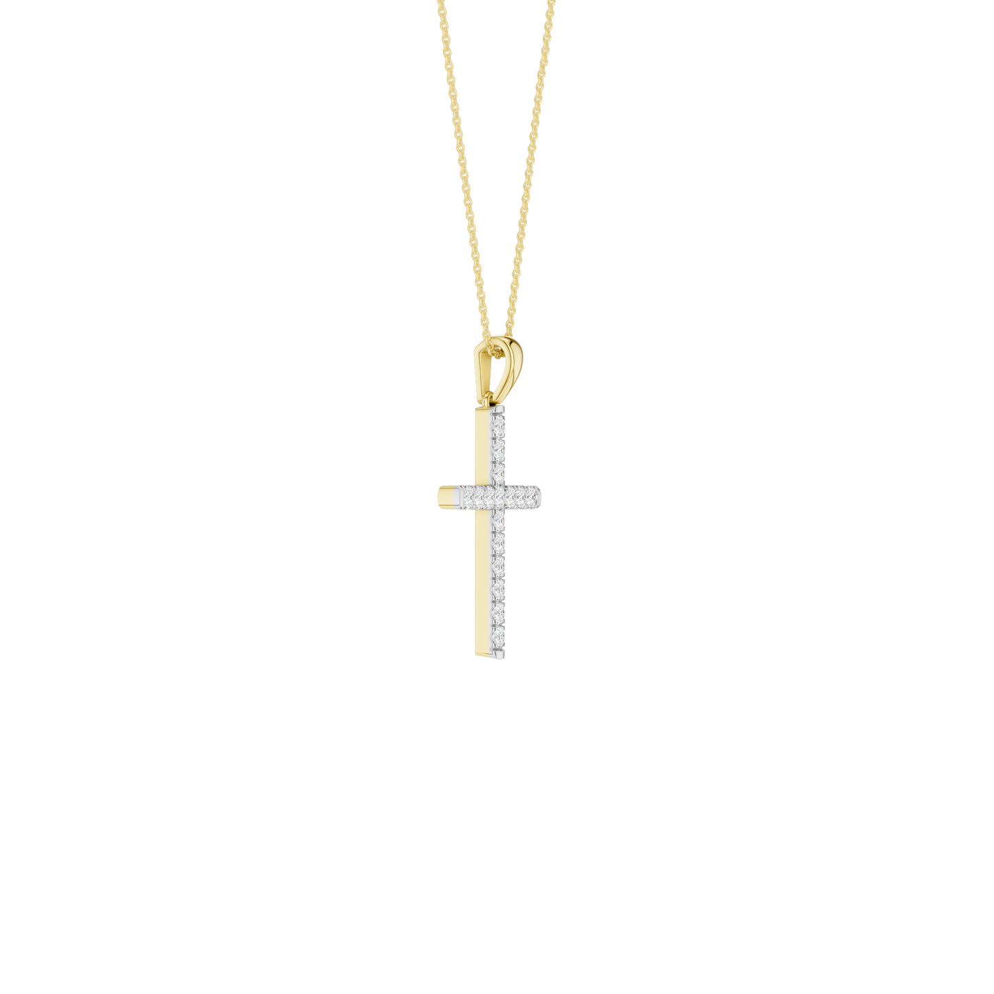 0.25ct Cross Certified Lab Diamond Pendant
