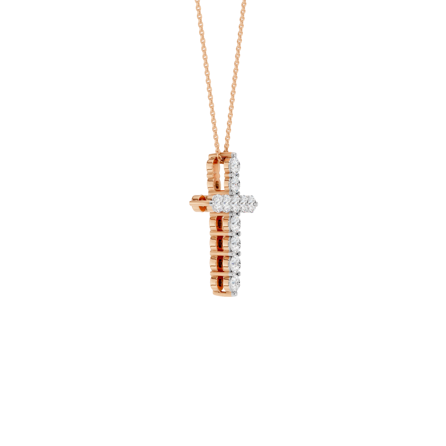 0.50ct Cross Certified Lab Diamond Pendant