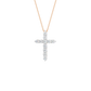 0.50ct Cross Certified Lab Diamond Pendant