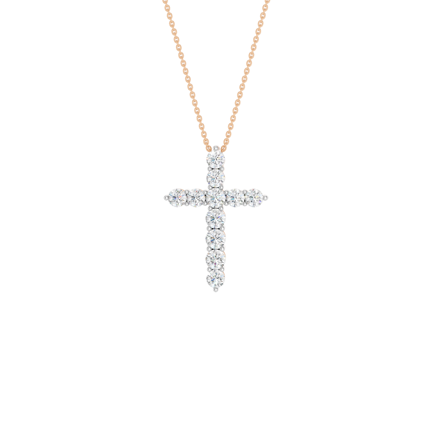 0.50ct Cross Certified Lab Diamond Pendant