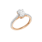1.75ct Oval Certified Lab Diamond Ring