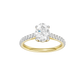 1.75ct Oval Certified Lab Diamond Ring