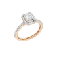 1.25ct Emerald Certified Lab Diamond Ring