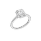 1.25ct Emerald Certified Lab Diamond Ring