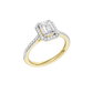 1.25ct Emerald Certified Lab Diamond Ring