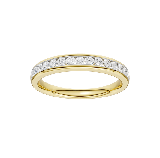 0.33ct Round Certified Lab Diamond Band
