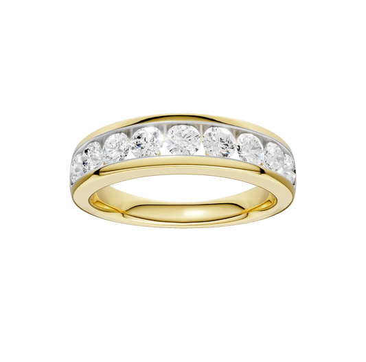 1.00ct Round Certified Lab Diamond Band