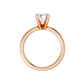 0.50ct Round Certified Solitaire Lab Diamond Ring