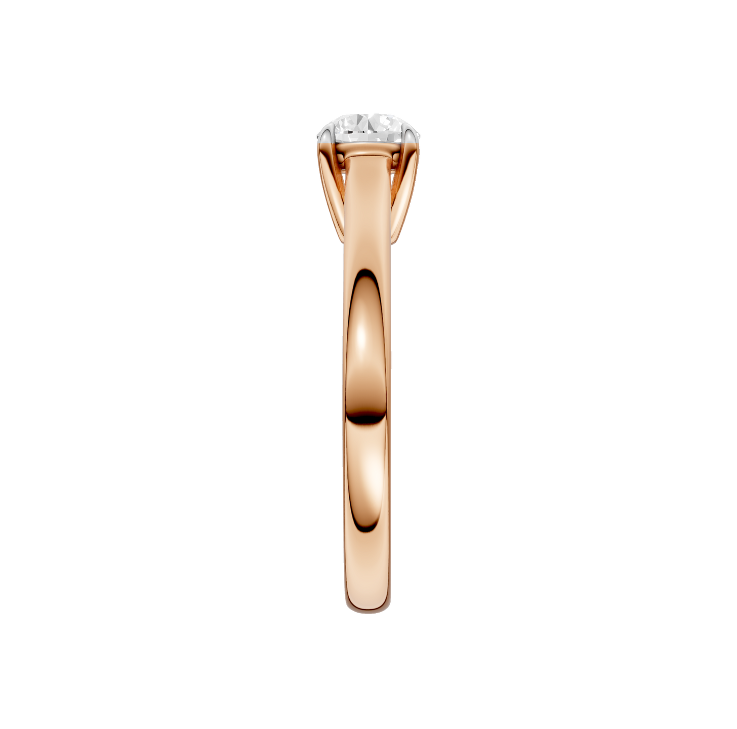 0.75ct Round Certified Solitaire Lab Diamond Ring