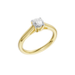 0.75ct Round Certified Solitaire Lab Diamond Ring
