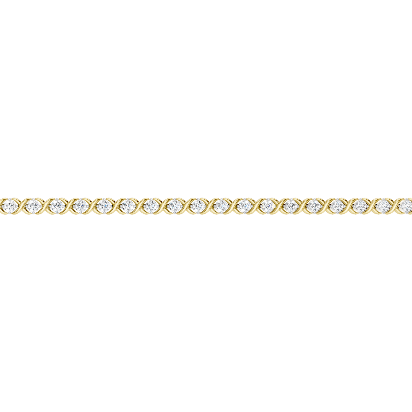 2.00ct Fancy Certified Lab Diamond Bracelet