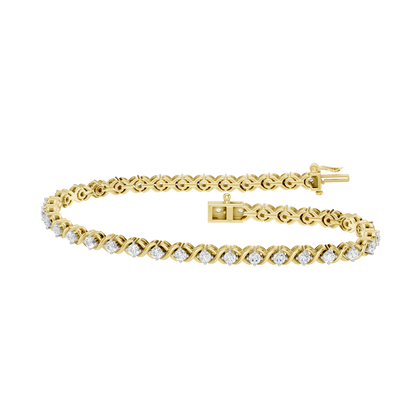 2.00ct Fancy Certified Lab Diamond Bracelet