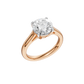 3.00ct Round Certified Solitaire Lab Diamond Ring