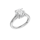 3.00ct Round Certified Solitaire Lab Diamond Ring