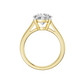 3.00ct Round Certified Solitaire Lab Diamond Ring
