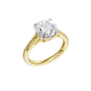 3.00ct Round Certified Solitaire Lab Diamond Ring