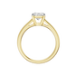 1.00ct Princess Certified Solitaire Lab Diamond Ring