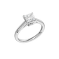 1.25ct Princess Certified Solitaire Lab Diamond Ring