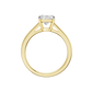 1.25ct Princess Certified Solitaire Lab Diamond Ring