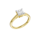 1.25ct Princess Certified Solitaire Lab Diamond Ring