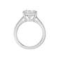 3.00ct Princess Certified Solitaire Lab Diamond Ring