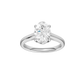 2.00ct Oval Certified Solitaire Lab Diamond Ring