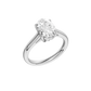 2.00ct Oval Certified Solitaire Lab Diamond Ring
