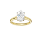 2.00ct Oval Certified Solitaire Lab Diamond Ring