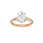 2.00ct Oval Certified Solitaire Lab Diamond Ring