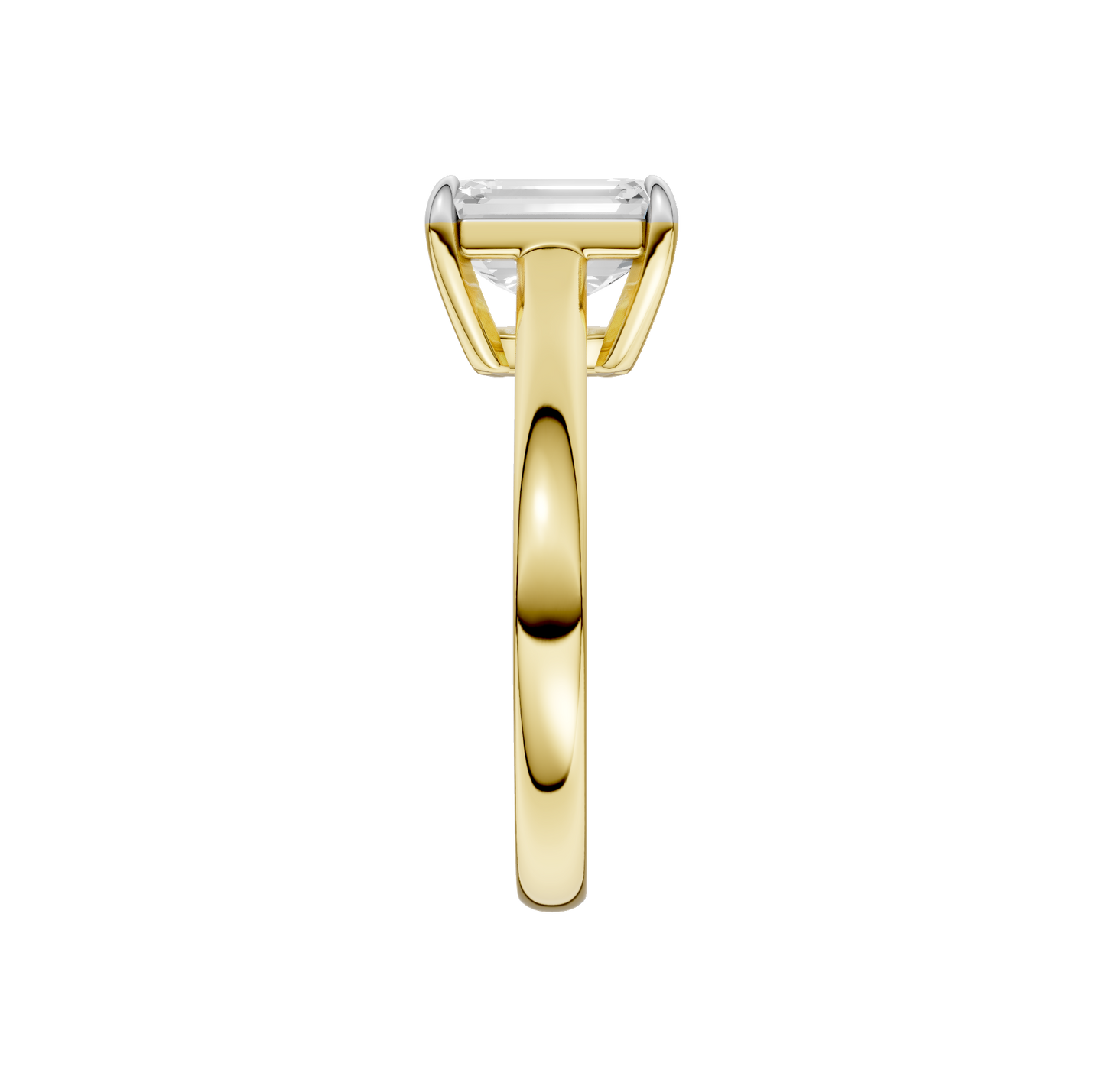 2.00ct Emerald Certified Solitaire Lab Diamond Ring