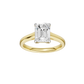2.00ct Emerald Certified Solitaire Lab Diamond Ring