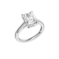 3.00ct Radiant Certified Solitaire Lab Diamond Ring
