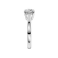 1.50ct Cushion Certified Solitaire Lab Diamond Ring
