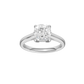 2.00ct Cushion Certified Solitaire Lab Diamond Ring