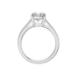 2.00ct Cushion Certified Solitaire Lab Diamond Ring