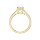 1.75ct Princess Certified Lab Diamond Ring