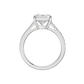 2.25ct Princess Certified Solitaire Lab Diamond Ring