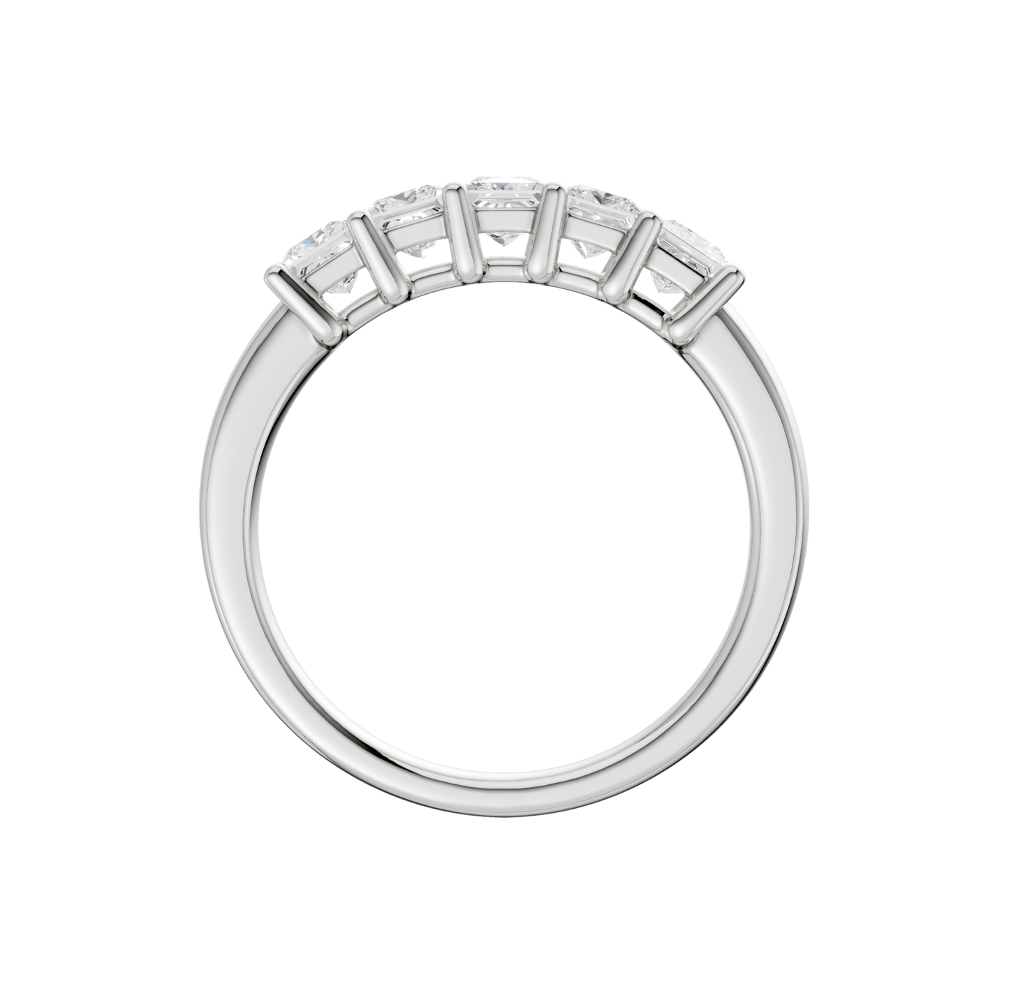 1.00ct Princess Certified Lab Diamond Band