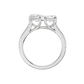 2.15ct Emerald Certified Lab Diamond Ring