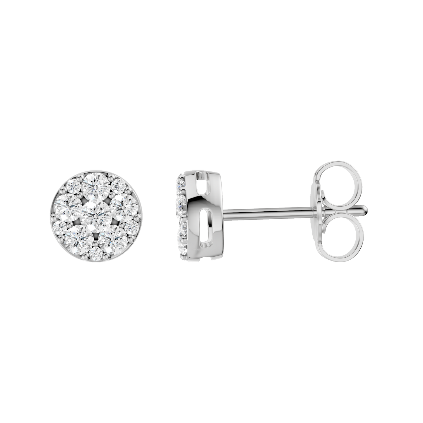 0.50ct Round Certified Lab Diamond Earring