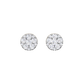 0.50ct Round Certified Lab Diamond Earring