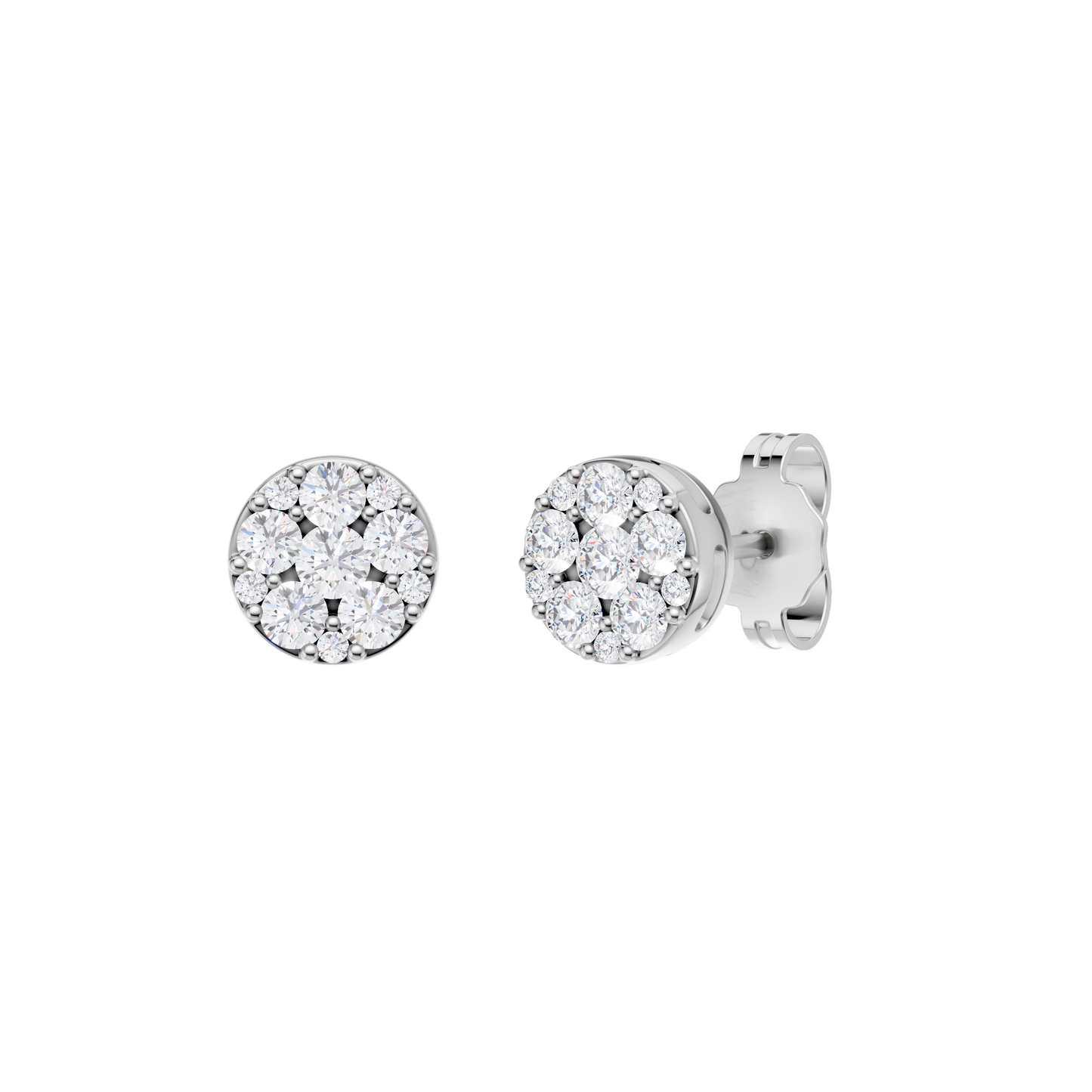 0.50ct Round Certified Lab Diamond Earring