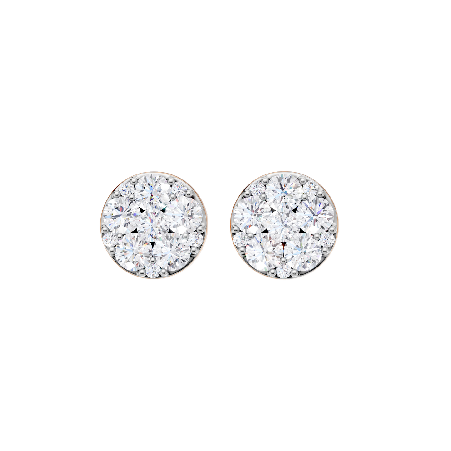2.00ct Round Certified Lab Diamond Earring