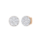 2.00ct Round Certified Lab Diamond Earring